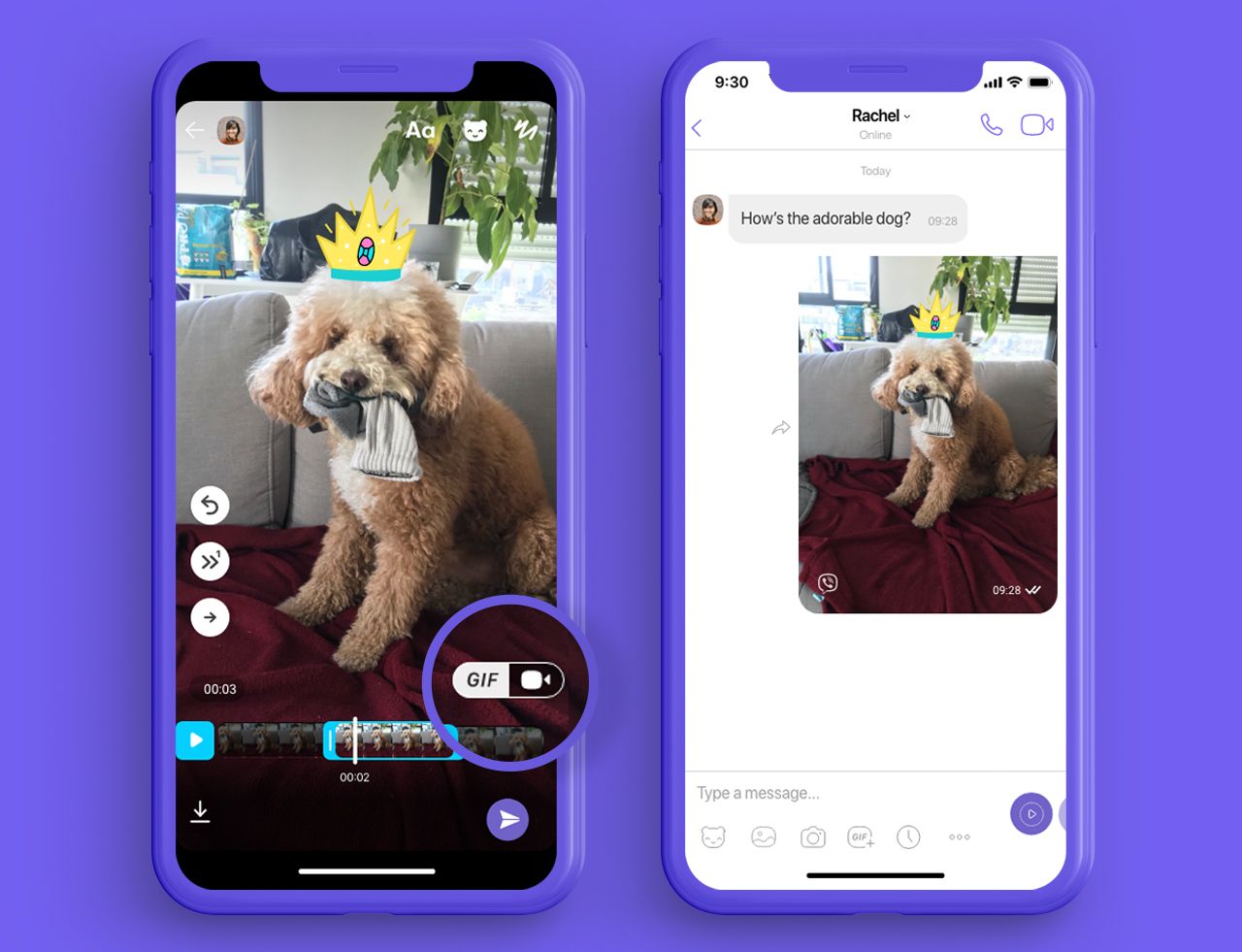 Viber မှ သင့်ကိုယ်ပိုင် တမူထူးခြားသော GIF များကို ဖန်တီးနိုင်မည့် လုပ်ဆောင်ချက်အသစ်တစ်ခု စတင်မိတ်ဆက်