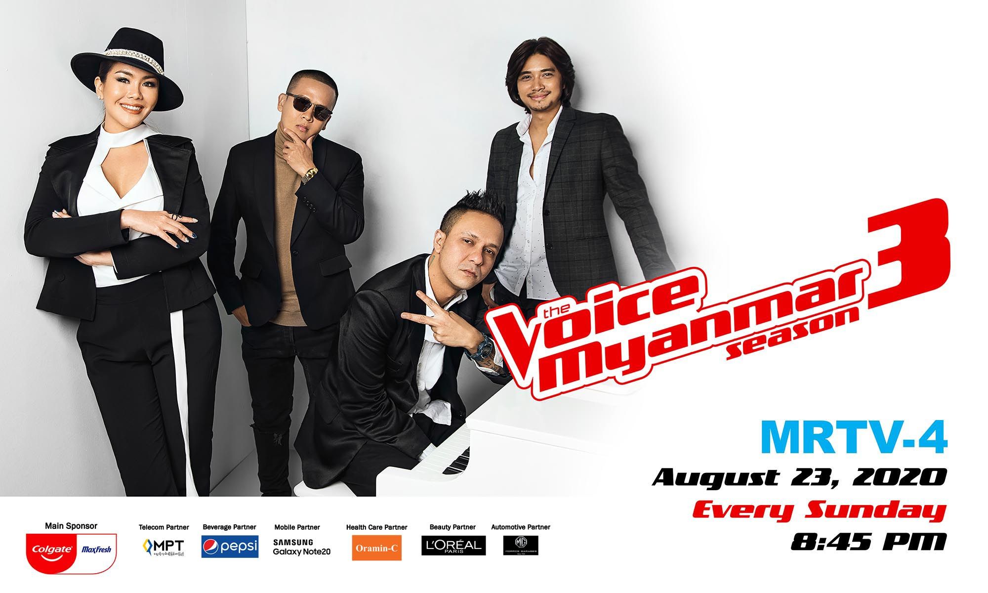 The Voice Myanmar Season-3စတင်