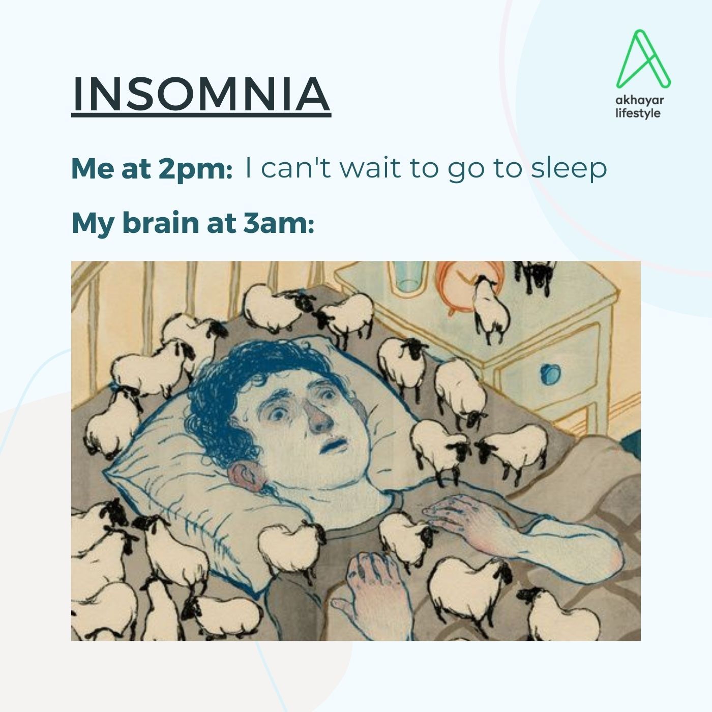 " ညဘက်အိပ်မပျော်တဲ့ရောဂါ (Insomnia) နဲ့ပတ်သတ်ပြီး ဆောင်ရန်၊ရှောင်ရန် အချက်များ "